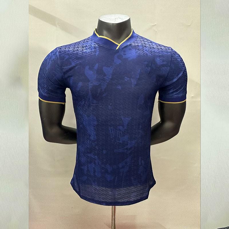 Mens Bamboo Fiber Soccer Jersey Short Sleeve Football Shirt World Cup 26 Players Edition Chelsea Design