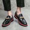 Fashion Leather for Men Business Shoes Point Toe Slip on Loafers for Men Luxury Party Wedding Men's Shoes Elegantes Club Shoes