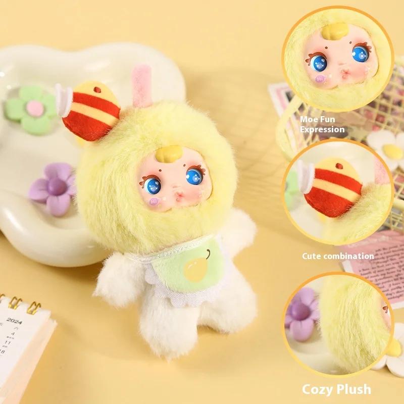 Charming Fruity Plush Blind Box with Vinyl Face - Creative Cute Desktop Decoration Collectible Doll