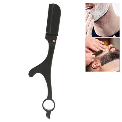 Rasiermesser Gerade Zinklegierung Professionelles Haarschneiden Fingerdrehung Gerade für Männer