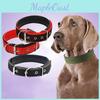 Dog Nylon Adjustable Collar Heavy Duty Metal Buckle Soft Padded Pet Collar