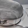 304 Stainless Steel Multi-Functional Honey Filter Mesh Sieve, Ultra-Fine Double Layer, Adjustable for Impurities Extraction.