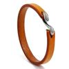 Vingtage Cowhide Wrap Cord Cuff Bracelet For Men Woman Wristband Punk Bangle Couple Jewelry Gift