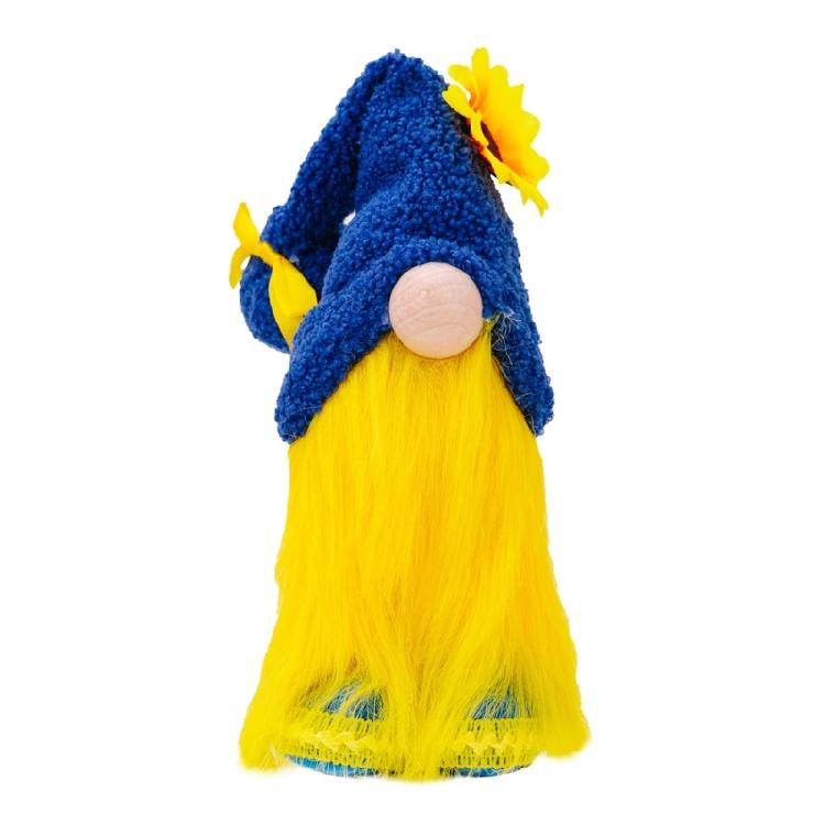 Sunflowers Gnomes Kitchen Tiered Tray Decros Spring Sunflowers Faceles Doll