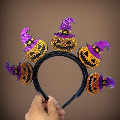 Halloween Glitter Headband For Kids And Adults Party Decoration