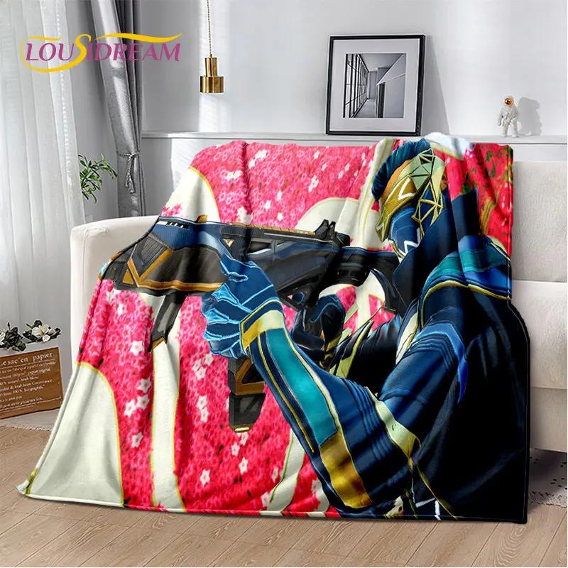 A-Apex Legends Game Gamer Cartoon Soft Plush Blanket,Flannel Blanket Throw Blanket for Living Room Bedroom Bed Sofa Picnic Cover