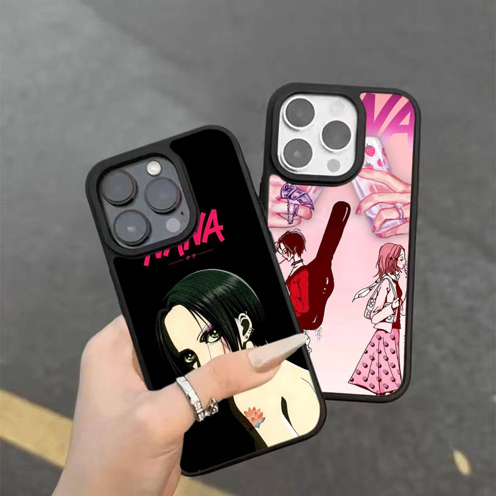 Anime Cool Nana Osaki Phone Case For iphone 11 12 13 14 15 Pro Max 17 16 Plus Hard PC+TPU Back Cover