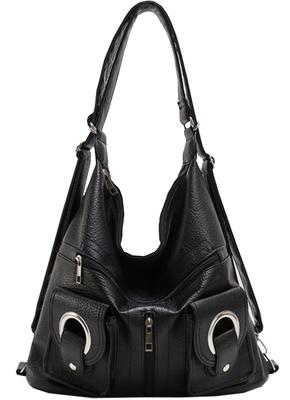 Roiyezo Women's Shoulder Bag, 2-Way Tote Bag, Backpack, Handbag, Y2k, Large Capacity, Handbag, Popular, Retro Design, Lightweight, Perfect for