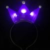 11pcs Customized LED Crown Headbands Light Up Crown Headbands Tiara Glitter Hairbands Wedding Party Supplies Party Favors