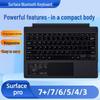 Microsoft Surface Pro Series Thin Light Bluetooth Magnetic Keyboard with Colorful Backlight