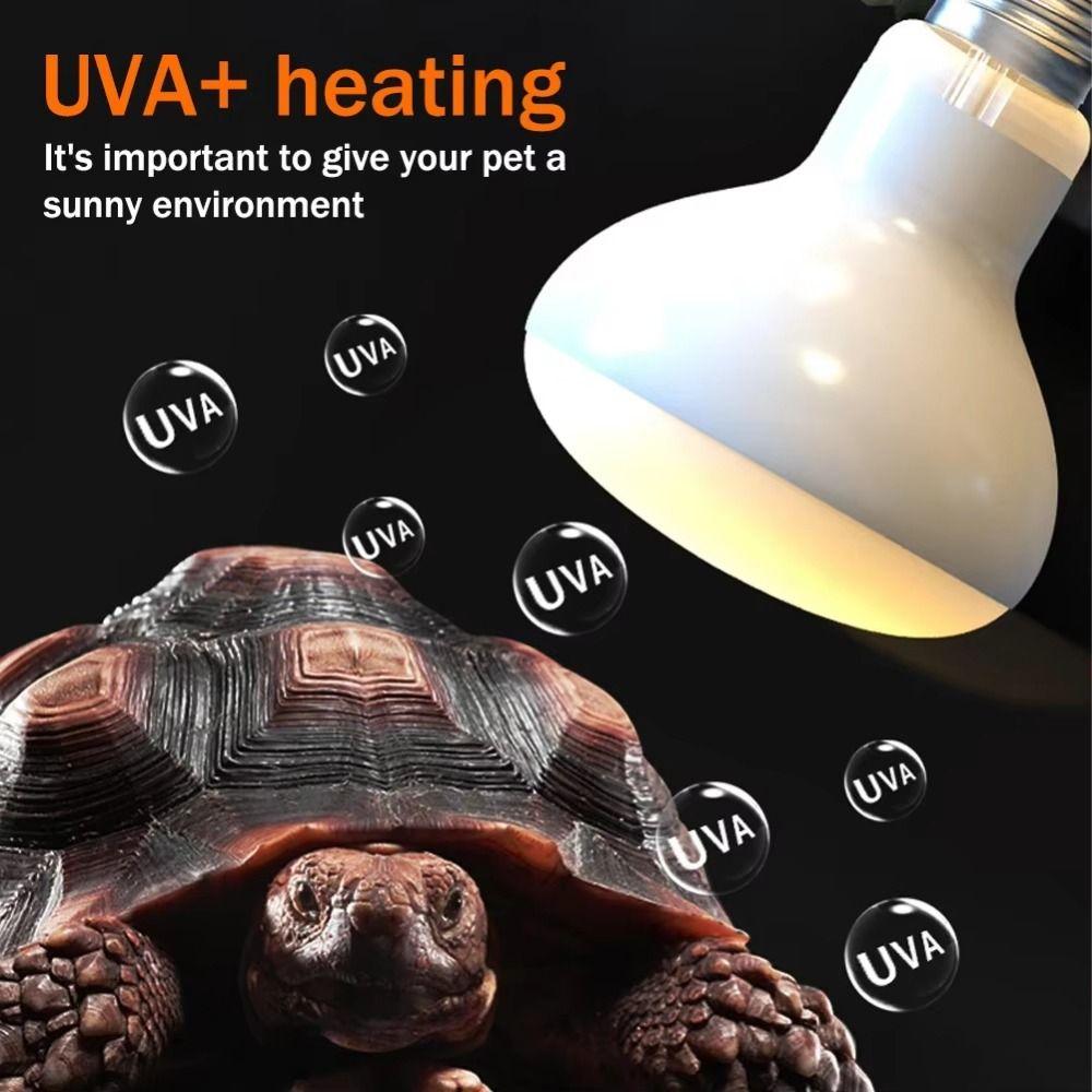 25/50/75/100W Daylight Heat Bulb E27 UVA Lamp Pet Supplies Basking Light Aquarium