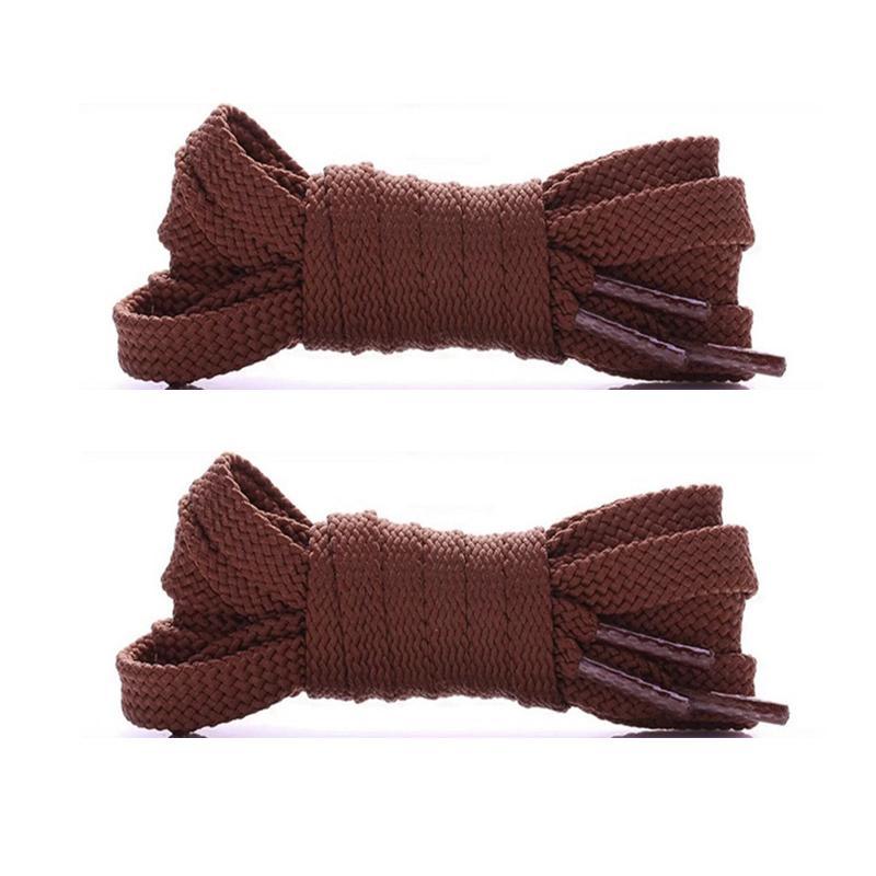 NEW Flat Shoelaces Classic Shoe Laces Off Sneaker Solid Neutral Color Replacement Shoe Strings Suitable for Sneakers Dad Shoes