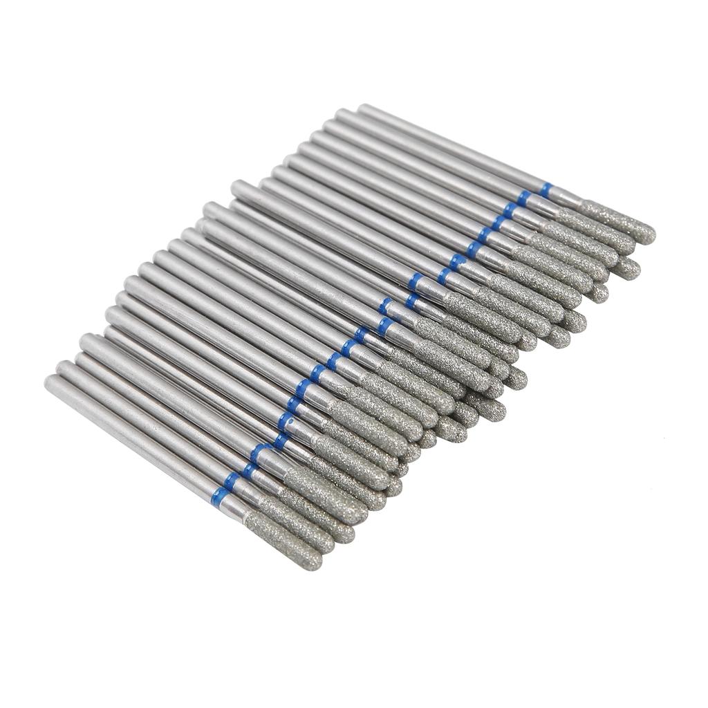 50pcs Portable Nail Drill Bits Dead Skin Removal Nail Grinding Polishing Head Accessory (M-41.25)