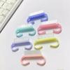 Macaron Colored Nail Dust and Cleaning Brush for Nail Art