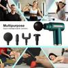 High-Power Muscle Relaxer - Rechargeable Deep Tissue Massage Gun With 4 Heads For Full Body Relief,Plastic Family-Grade
