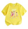 Kids Boys Girls 100% Cotton Crew Neck Short Sleeve T-Shirt,