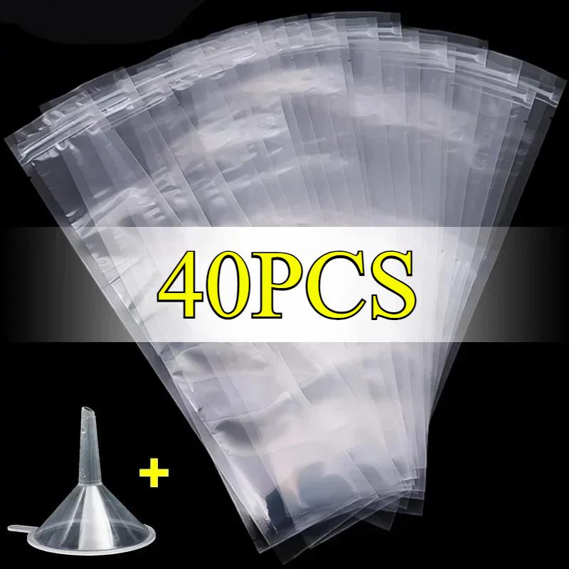 Yazlık Tek Kullanımlık Buz Popsicle Poşetleri Kendin Yap Dondurma Popsları Büyük Dondurulmuş Mühürlü Poşetler Meyve Suyu Yoğurt Smoothie Kalıp Poşeti Huni Aletleriyle