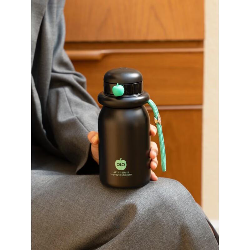 HOLOHOLO Portable Kids Stainless Steel Insulated Straw Water Bottle