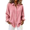 2025 Women's Autumn/Winter Corduroy Casual Shirt - European & American Style