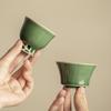 Japanese Handmade Green Ceramic Tea Cup Creative Kung Fu Tea Cup Household Master Personal Mugs Drinking Teaware Small Tea Cup