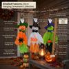 Halloween Hanging Ghost Pumpkin Windsock Outdoor Garden Lawn Party Decoration Scary Hanging Pendant Holiday Decor