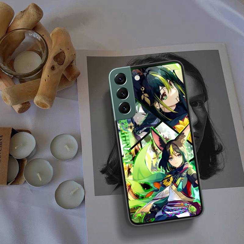 

Genshin Impact Tighnari Phone Case For Samsung Galaxy S22 S25 Ultra S21 S10 Plus S26 Edge S20 S23 S24 FE Cover Silicone Soft Samsung S21 FE