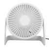 USB Fan 360 Degree Regulable Quiet Operation Portable 5V 2.5W 13x13x10cm Plastic Table Fan for