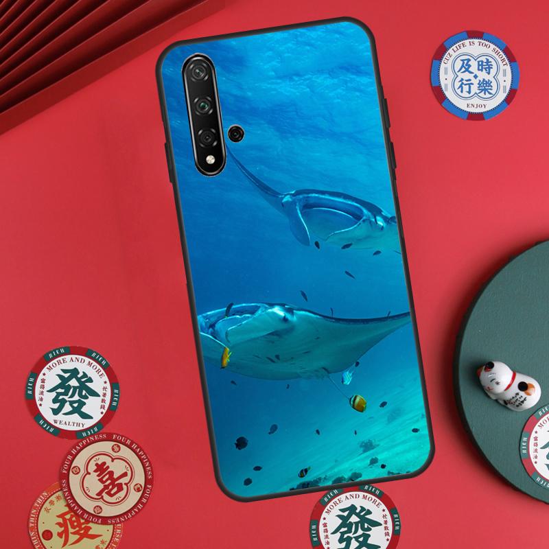 

Чехол Animal Manta Ray для Huawei Nova Y73 Y72 Y90 Y70 Y60 Y91 Y61 12s 12i 11i 8i 9 10 SE P40 Lite P60 P30 Pro Huawei Nova 12i