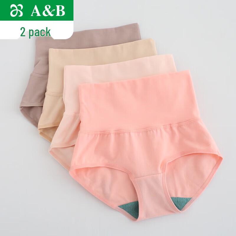 Женские высокие хлопковые стрейч-трусы AB с контролем живота M