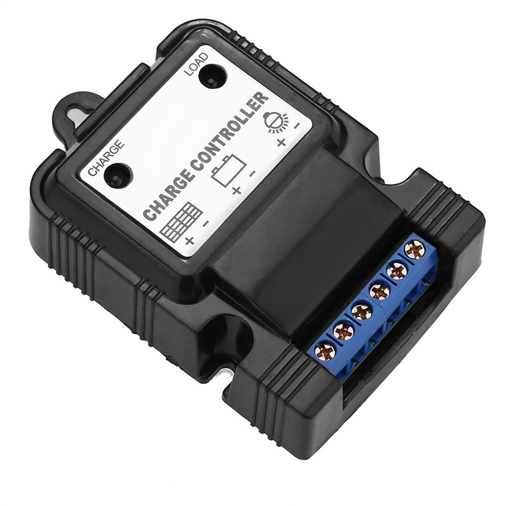 PWM Solar Controller, 6V/12V 3A Portable Solar Panel  R Controller Regulator with LED Indicator for Over