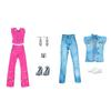 30cm 11-inch Doll Clothes Checkered Dress Sequin Top Pants Striped Clothing Accessories Girls Toys Gift