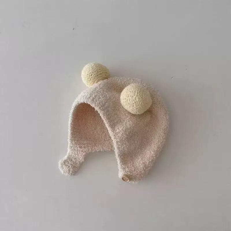 2025 Autumn/Winter Unisex Korean Knit Wool Hat for Kids and Babies - Warm, Trendy Pullover Design