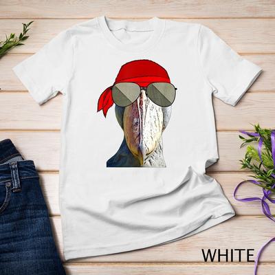 Bandană Ochelari de Soare Ciconie Shoebill Pasăre Gigant Amuzant Tricou Unisex