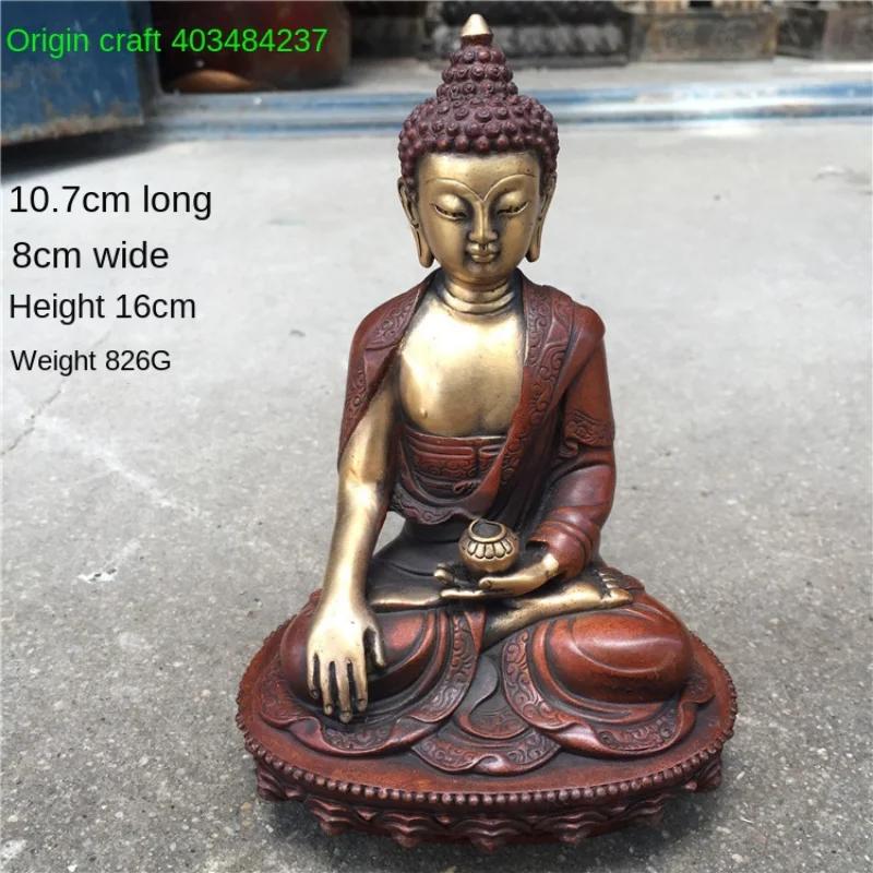 

Тибетская латунь Буддизм Бодхисаттва Статуя Будды Шакьямуни