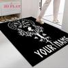 Custom Viking Carpet Rug for Living Room Bedroom Home Sofa Decoration,Kids play Nonslip Floor Mat