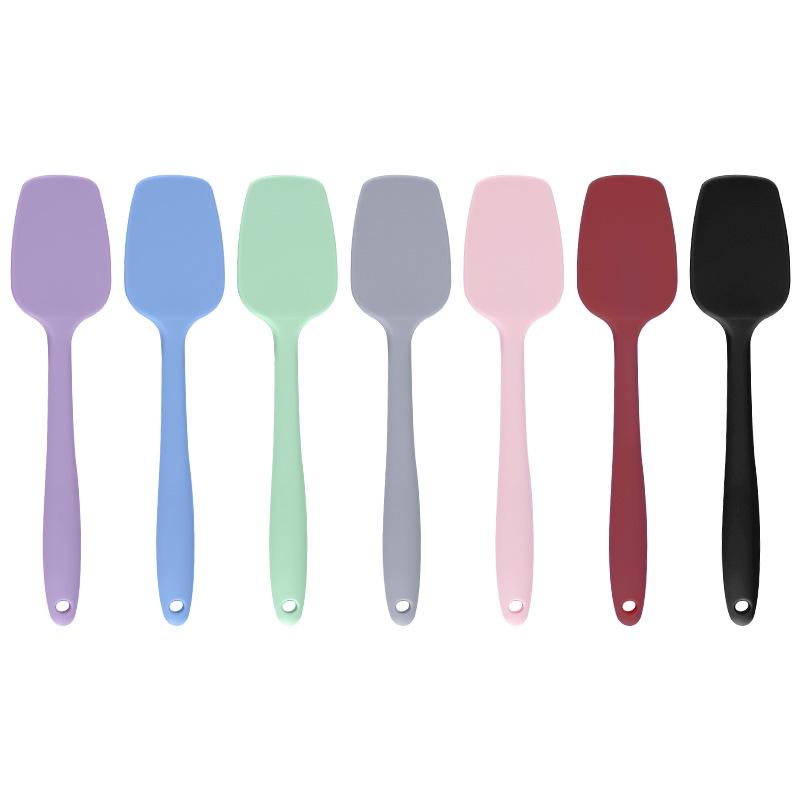 Silicone Kitchen Utensils Set: Ladle, Spatula, Scraper, Turner, Oil & Basting Brushes, Whisk, Tongs