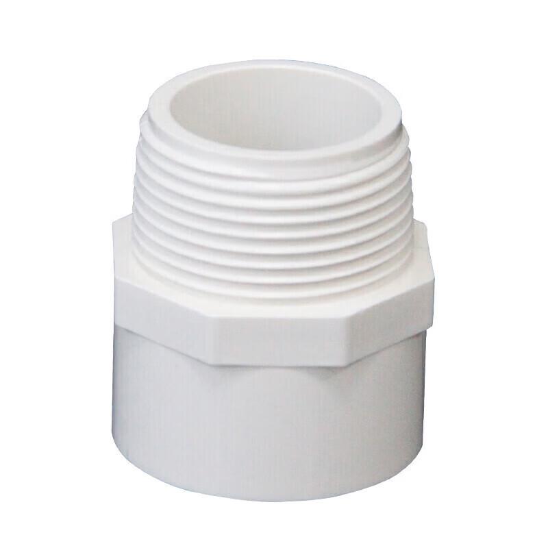 PVC External Thread Straight Connector DN20