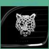 Premium Car Air Freshener With Leopard Head Design 5ml Below Long-lasting Fragrance