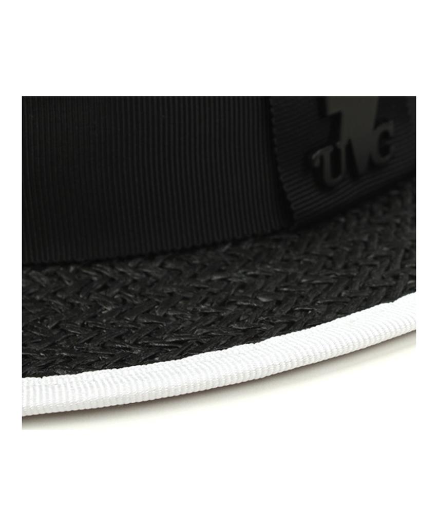 Taping Black Panama Hat