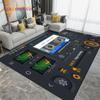 Tapete de área com padrão de tela de música dj, tapete para sala de estar, quarto, sofá, cozinha, banheiro, corredor, tapete antiderrapante