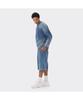 Keoseuuteommellou Blue Washed Two Tone Sweatshirt Cwtas26117Bux