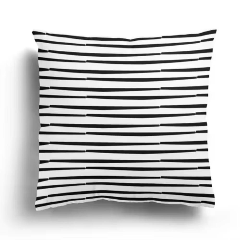 Modern home living room decoration pillowcase sofa cover x cushion cover x Nordic x autumn black white simple