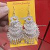 Ethnic Style Peacock Bell Tassel Earrings - Four-Layer Phoenix Design in Imitation Miao Silver