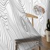 Simple Lines And Abstract Mountains Tulle Curtains For Living Room Bedroom Voile Sheer Curtain Window Home Decor Drapes