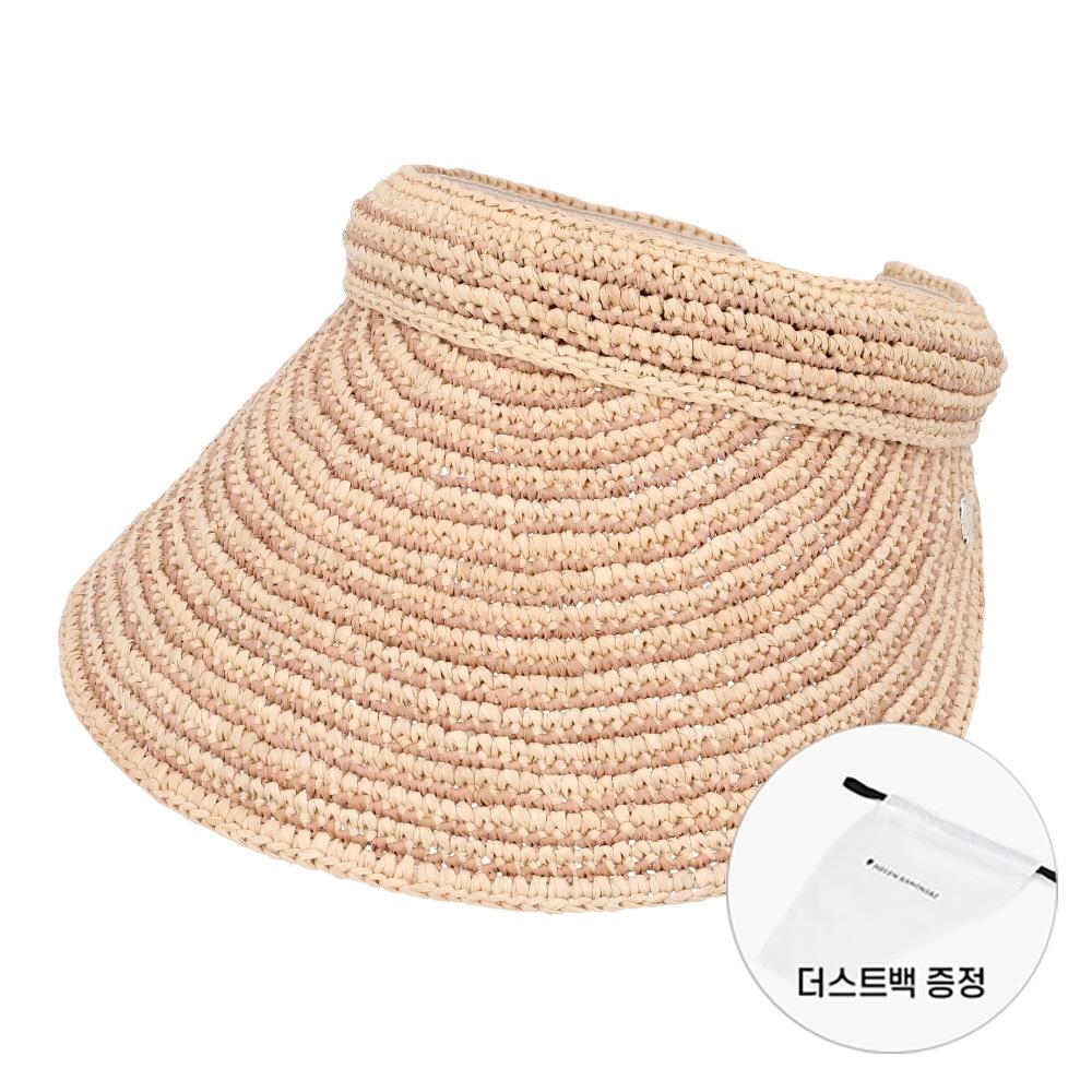 Helen Kaminski Sunri Natural Nuga Visor Sun Cap Hat52242 HAT52242 NTNU