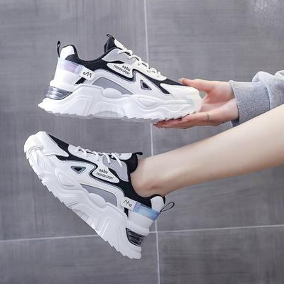 Fashion 2025 Womens Sneakers Platform Flat Shoes Student Shoe Green Casual Trainers Ladies Chunky Sneakers Women Sports Shoes
