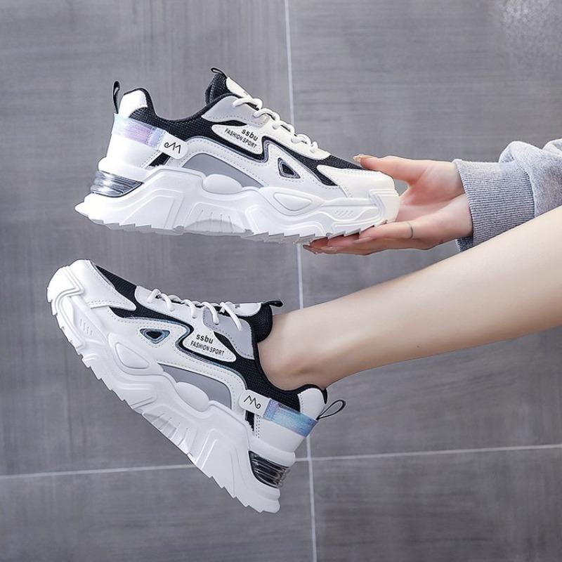 Fashion 2025 Womens Sneakers Platform Flat Shoes student Shoe Green Casual Trainers Ladies Chunky Sneakers Women Sports Shoes