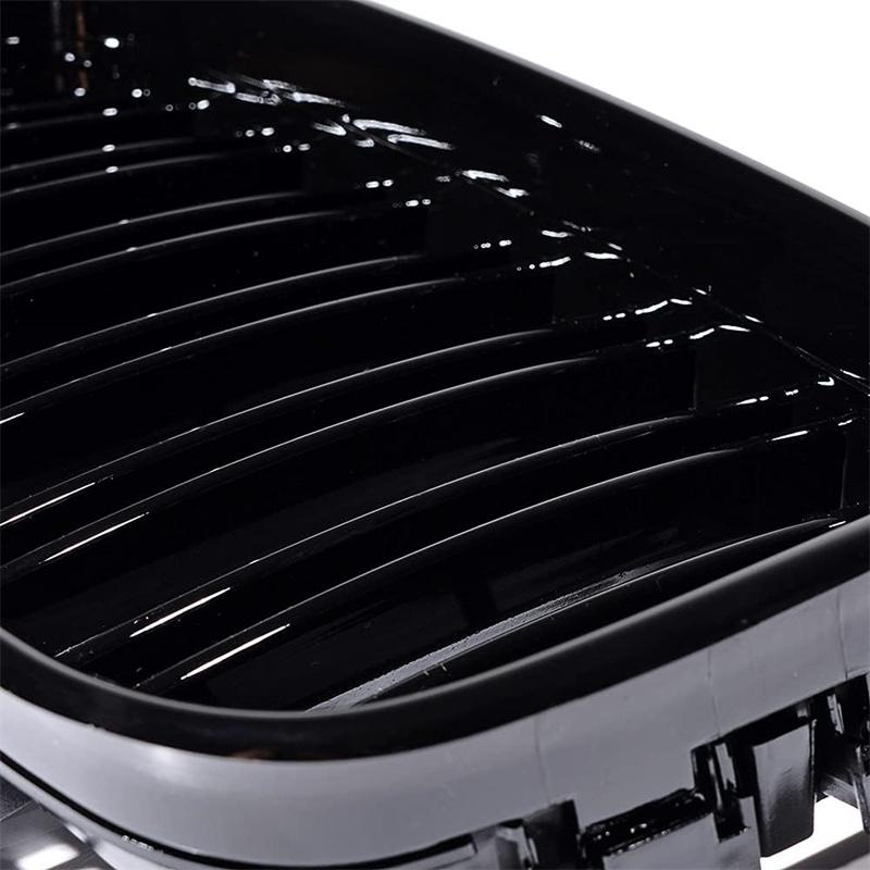 Front Kidney Grille Black Dual Slat Racing Grilles Fit For Bmw 3 Series E36 1992 1993 1994 1995 1996 51138122237 51138122238