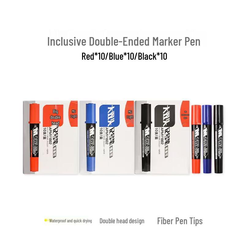 M&G Dual-Tip Permanent Marker Pen