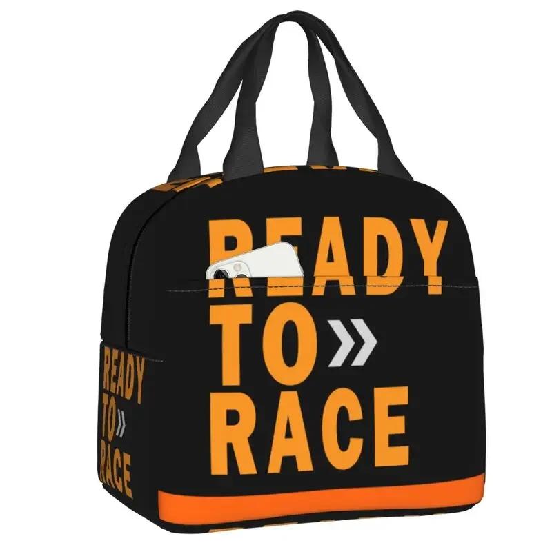 Ready To Race Lunchtasche Tragbare Rennkühlbox Thermisch isolierte Bento-Box Für Frauen Kinder Schulkinder Picknick Lebensmittel-Tragetaschen
